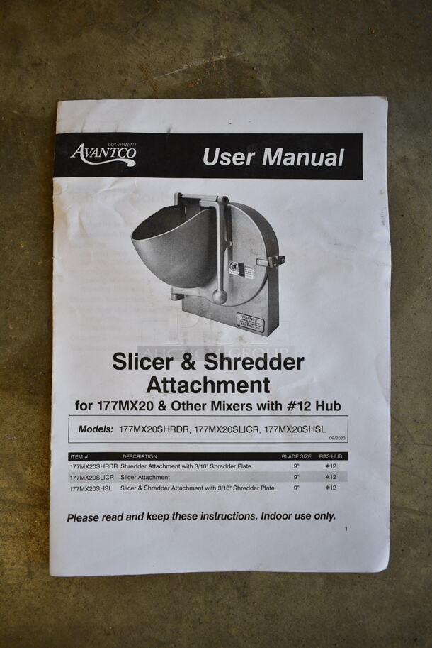 BRAND NEW SCRATCH AND DENT! Avantco 177MX20SHRDR Metal Pelican Head Shredder Attachment for MX20 - Image 4 of 4