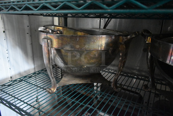 2 Stainless Steel Round Chafing Dish. 2 Times Your Bid! - Image 3 of 5