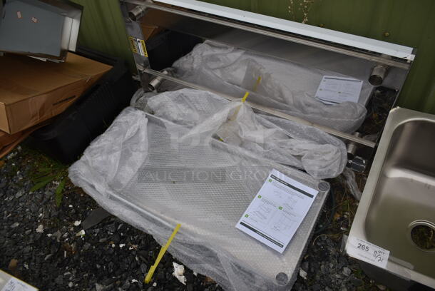 BRAND NEW SCRATCH AND DENT! Regency Stainless Steel Tabletop and Under Shelf. - Image 3 of 5