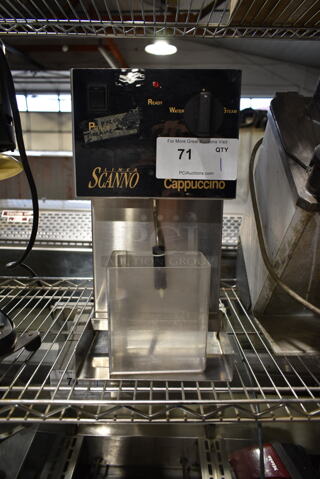 Stainless Steel Commercial Countertop Cappuccino Machine. 