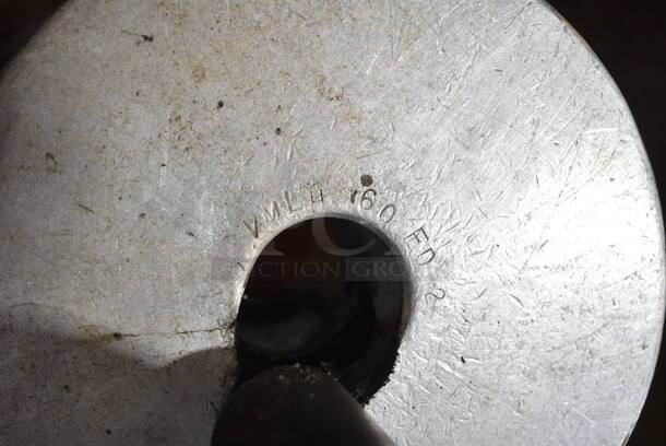 Blakeslee Metal Commercial Floor Style 60 Quart Planetary Dough Mixer w/ Metal Mixing Bowl and Dough Hook Attachment.  - Image 8 of 8
