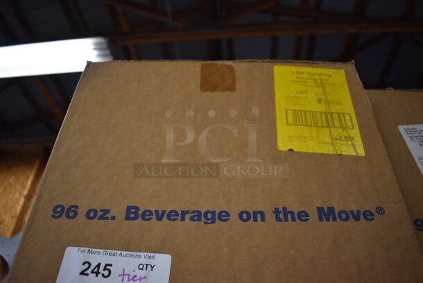 ALL ONE MONEY! Tier Lot of 2 Boxes of 96 oz Beverage Containers - Image 2 of 3