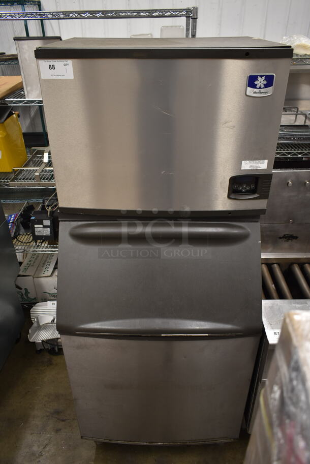 2012 Manitowoc IY0504A-161 Stainless Steel Commercial Ice Machine Head on Manitowoc B570 Commercial Ice Bin. 115 Volts, 1 Phase. - Image 1 of 7
