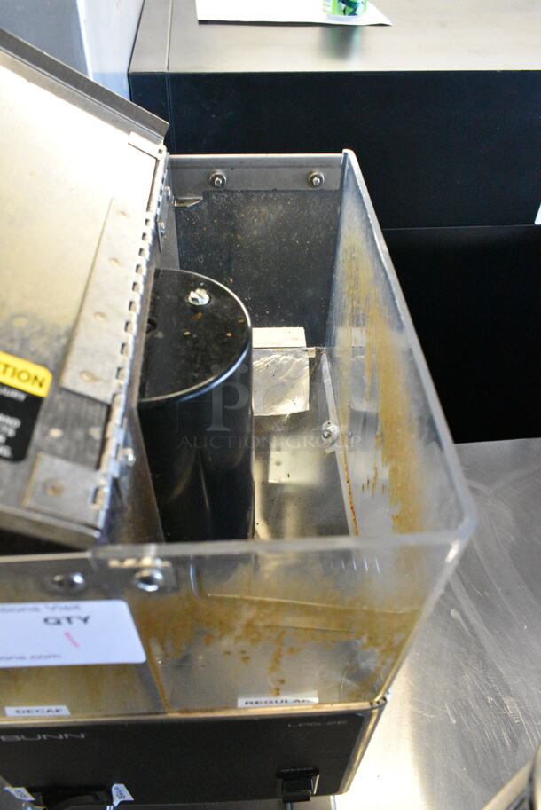 2020 Bunn LPG-2E Stainless Steel Commercial Coffee Bean Grinder. 120 Volts, 1 Phase. Tested and Working! - Image 5 of 6