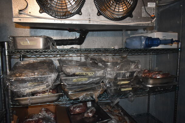 ALL ONE MONEY! Lot of 3 Shelving Units. Does Not Include Contents. BUYER MUST REMOVE: BUYER MUST DISMANTLE. PCI CANNOT DISMANTLE FOR SHIPPING. PLEASE CONSIDER FREIGHT CHARGES. (dish room) - Image 7 of 8