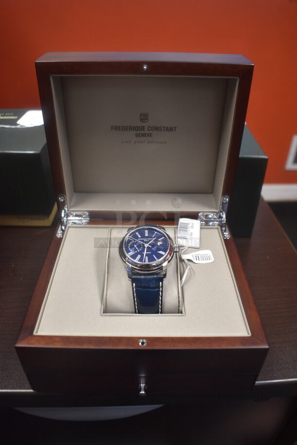 BRAND NEW IN BOX! Frederique Constant Geneve Men's Automatic Classic Moonphase WR50 FC-712MN4H6 Watch - Image 1 of 10