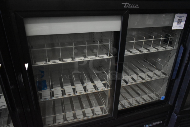 2024 True GDM-41SL-48-HC-LD Metal Commercial 2 Door Reach In Cooler Merchandiser w/ Poly Coated Racks. 115 Volts, 1 Phase. Tested and Working! - Image 2 of 5