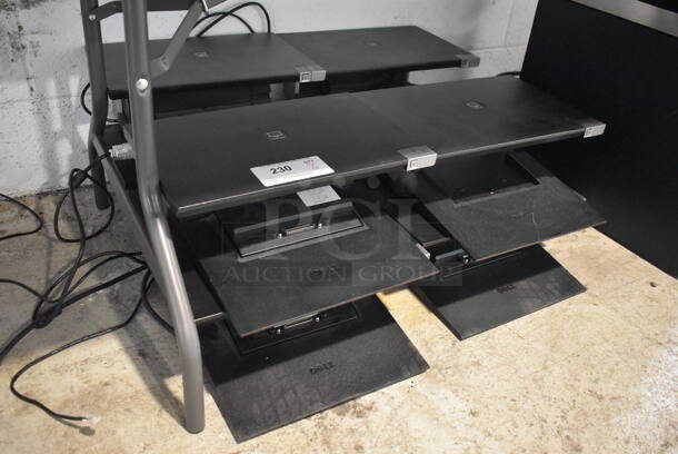 8 Dell Metal Computer Stands. 15.5x12x6. 8 Times Your Bid! - Image 2 of 9