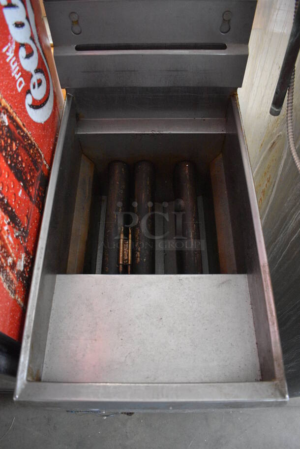Pitco Frialator Stainless Steel Commercial Floor Style Gas Powered Deep Fat Fryer. 105,000 BTU. 15.5x30x47 - Image 3 of 5