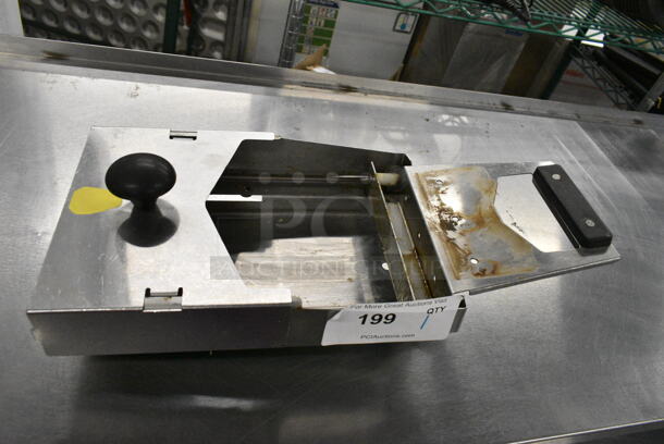 Prince Castle 970-DDA Stainless Steel Commercial Countertop Bagel Slicer.  - Image 2 of 4
