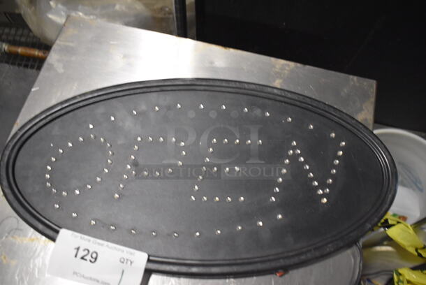 Light Up Open Sign. 19x1x10. Tested and Working! - Image 4 of 6