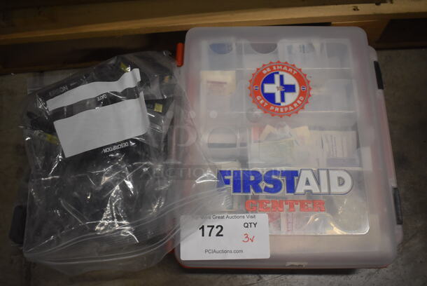 ALL ONE MONEY! Lot of Various Items Including First Aid Kit