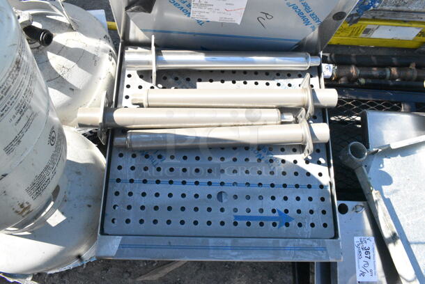 Glastender DBA-18 Stainless Steel Drain Board.  - Image 3 of 4