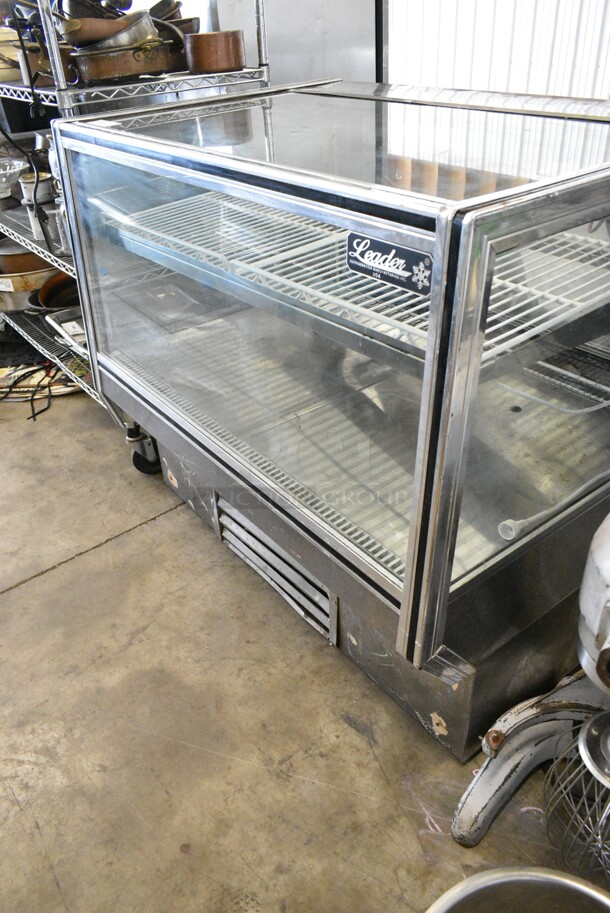 Leader CBK48 S/C Stainless Steel Commercial Floor Style Deli Display Case Merchandiser. 115 Volts, 1 Phase. Tested and Powers On But Does Not Get Cold - Image 2 of 7