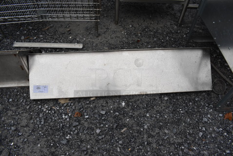 Stainless Steel Shelf. 56x12x12
