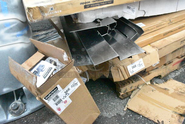5 BRAND NEW SCRATCH AND DENT! Items Including Kraft Heinz Dispenser, 3692308464 Frymaster 2308464 39 3/4" x 5 1/4" Fryer Basket Hanger - Flue Mount, Stainless Steel Pieces. 5 Times Your Bid!  - Image 2 of 5