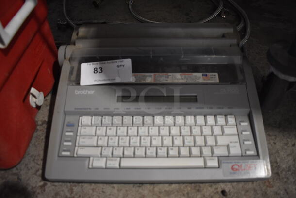 Brother GX-9500 Countertop Word Processing Typewriter. 16x16x6 - Image 1 of 4