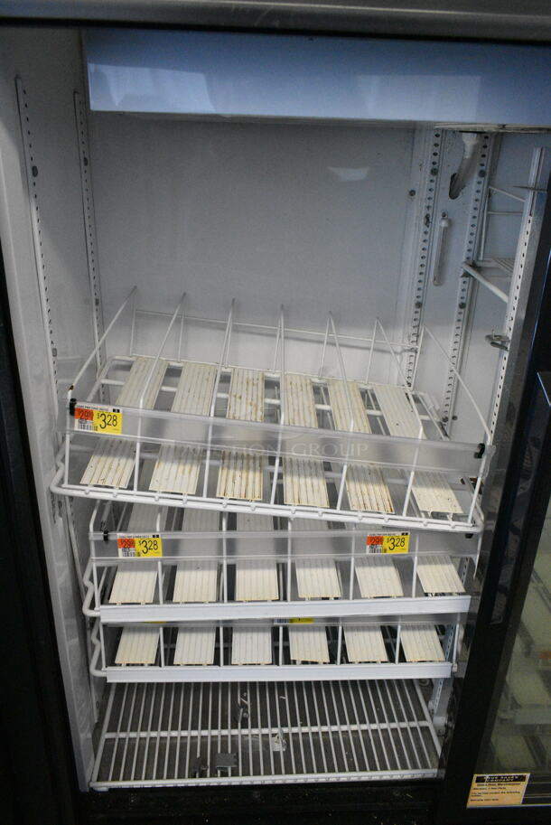True GDM-41SL-54-LD ENERGY STAR Metal Commercial 2 Door Reach In Cooler Merchandiser w/ Poly Coated Racks. 115 Volts, 1 Phase. Tested and Working! - Image 3 of 5