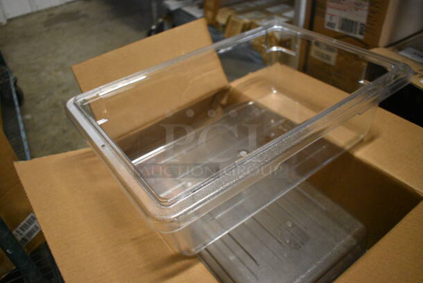 6 BRAND NEW IN BOX! Cambro Clear Poly Bins. 12x18x6. 6 Times Your Bid! - Image 2 of 4