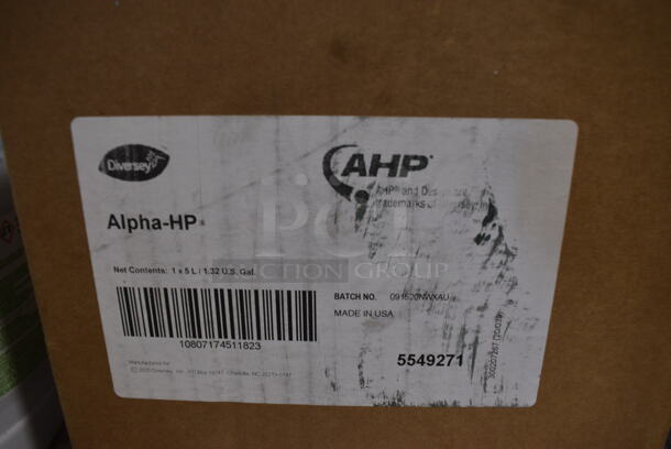 2 Boxes of BRAND NEW Diversey Alpha HP Multi Surface Disinfectant Cleaner. 2 Times Your Bid! - Image 4 of 5