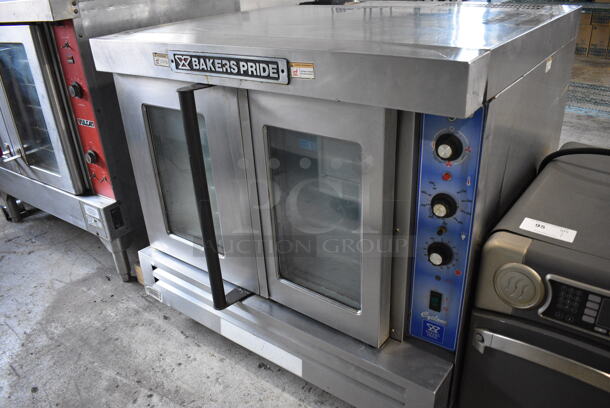 Baker's Pride Stainless Steel Commercial Natural Gas Powered Full Size Convection Oven w/ View Through Doors, Metal Oven Racks and Thermostatic Controls. 39x39x36 - Image 2 of 6