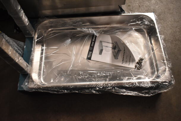 BRAND NEW SCRATCH AND DENT! 2023 Avantco 177FFDS1 Freestanding Infrared French Fry Warmer / Dump Station. 120 Volts, 1 Phase. Tested and Working! - Image 4 of 5