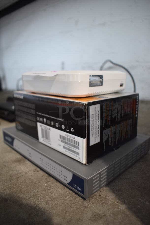3 Various Items; Sonicwall TZ 200 APL22-06F, Netgear ProSafe 5 Port Gigabit Desktop Switch and SonicWall TZ 190 APL18-045. 3 Times Your Bid! - Image 3 of 10