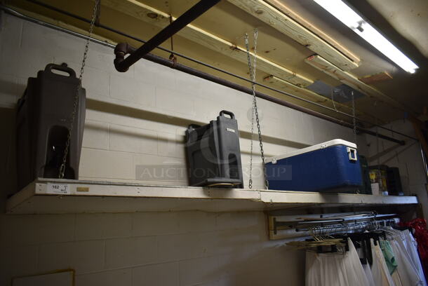 ALL ONE MONEY! Lot of Various Items Including Poly Beverage Holder Dispensers and Portable Cooler. (hallway) - Image 1 of 6