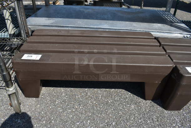 Brown Poly Dunnage Rack. 36x18x12
