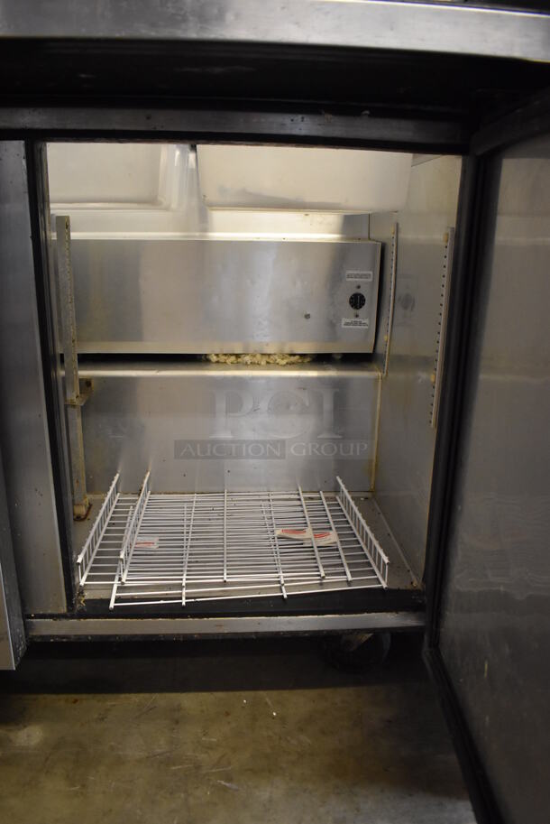 2015 True TSSU-72-30M-B-ST Stainless Steel Commercial Pizza Prep Table on Commercial Casters. 115 Volts, 1 Phase. 72x34.5x46. Tested and Working! - Image 7 of 10