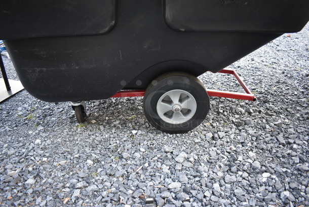 BRAND NEW! Rubbermaid Black Poly Portable Bin on Commercial Casters. 72x31x44 - Image 4 of 5