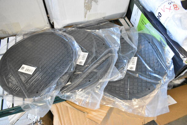 8 BRAND NEW SCRATCH AND DENT! Items Including 4 American Metalcraft TRVR8 8" Round Heat-Resistant Black Silicone Trivet, DayMark IT115691 DissolveMark 2" x 1" Blank Dissolvable Direct Thermal Label - 2000/Roll, 407CPAN62A Choice 6" x 2" Round Straight-Sided Aluminum Cake Pan, Estella 348PEDS61B Outer Lower Roller for EDS18S and EDS18D Dough Sheeters. 8 Times Your Bid!  - Image 3 of 10