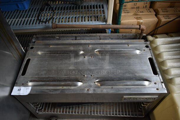 Garland Stainless Steel Commercial Natural Gas Powered Salamander Cheese Melter.  - Image 2 of 4