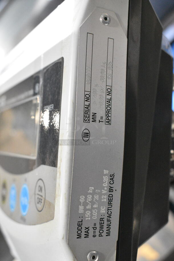 CAS BW-60 Floor Style Scale. Tested and Working! - Image 4 of 4