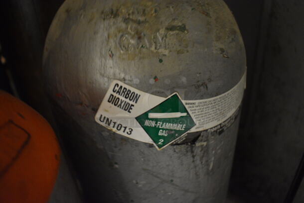 2 Metal Carbon Dioxide Tanks. 8x8x26, 8x8x28. Buyer Must Pick Up - We Will Not Ship This Item. 2 Times Your Bid! (kitchen) - Image 4 of 5