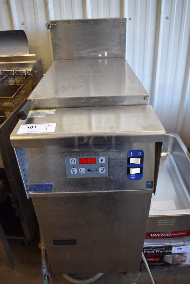 2016 Pitco Frialator SRTE Stainless Steel Commercial Floor Style Electric Powered Rethermalizer. 208 Volts, 1 Phase. 16x36x49