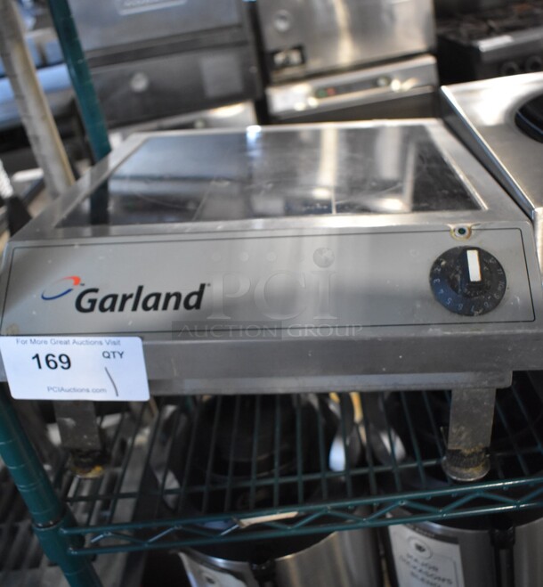 Garland SH/BA 5000 Stainless Steel Commercial Countertop Electric Powered Single Burner Range. Missing Leg. 208 Volts, 3 Phase. 15x18x8 - Image 1 of 4