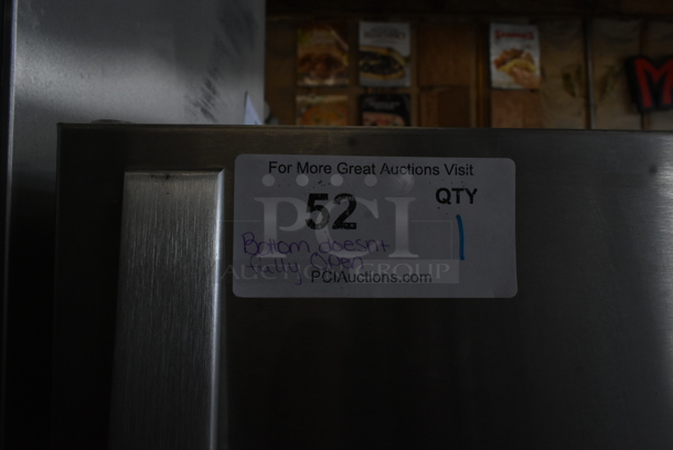 Whirlpool 21MSTFATR6 Stainless Steel Cooler Freezer Combo. 115 Volts, 1 Phase. Tested and Working! - Image 4 of 6