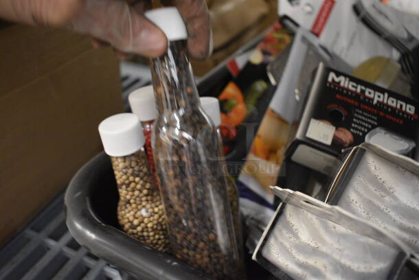 ALL ONE MONEY! BRAND NEW! Lot of Various Items Including Cheese Grater, Measuring Cups and Nutmeg Grate and Shake in Poly Bus Bin! - Image 6 of 6