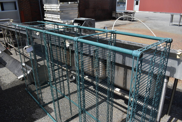 Metro Green Finish 5 Tier Shelving Unit. BUYER MUST DISMANTLE. PCI CANNOT DISMANTLE FOR SHIPPING. PLEASE CONSIDER FREIGHT CHARGES. 48x18x87 - Image 2 of 4