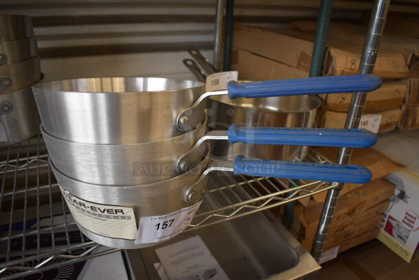 3 BRAND NEW! Vollrath Stainless Steel Sauce Pans. 17.5x9x4.5. 3 Times Your Bid!