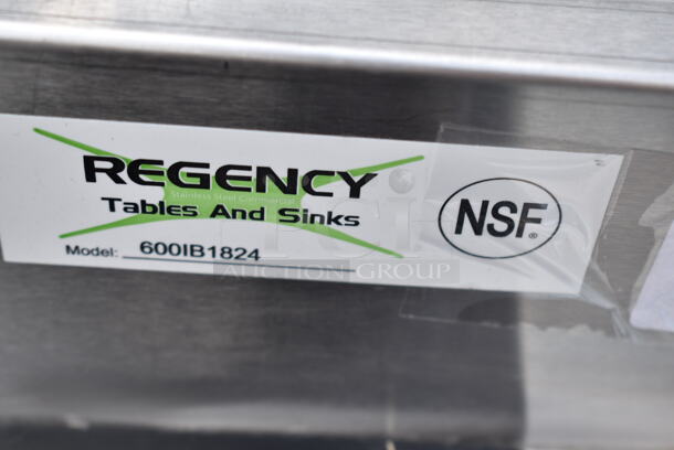 BRAND NEW SCRATCH AND DENT! Regency 600IB1824  18" x 24" Underbar Ice Bin w/ Lid - 77 lb. - Image 7 of 7