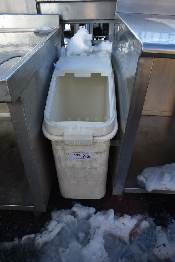 White Poly Ingredient Bin.