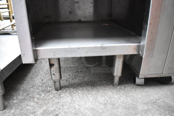 Stainless Steel Commercial Counter q/ 4 Under Shelves.  - Image 3 of 3