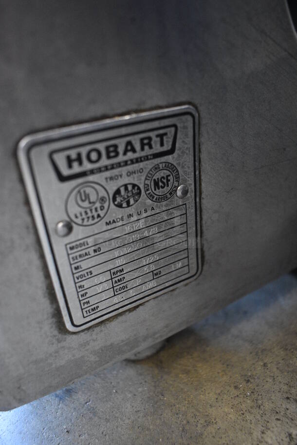 Hobart 1612E Stainless Steel Commercial Countertop Automatic Meat Slicer. 115 Volts, 1 Phase. 26x22x21. Tested and Working! - Image 5 of 6