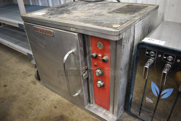 Blodgett Model CTB-1 Stainless Steel Commercial Countertop Electric Powered Half Size Convection Oven w/ Metal Oven Racks and Thermostatic Controls. 208-220 Volts, 3 Phase. 30.5x25.5x25.5 - Image 3 of 5