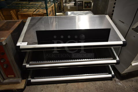 Hatco Stainless Steel Commercial Countertop 2 Tier Warming Display Merchandiser. 208-250 Volts, 1 Phase.