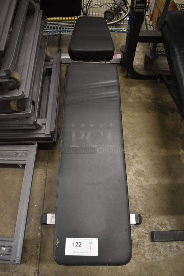 Metal Floor Style Weight Bench. 20x54x18