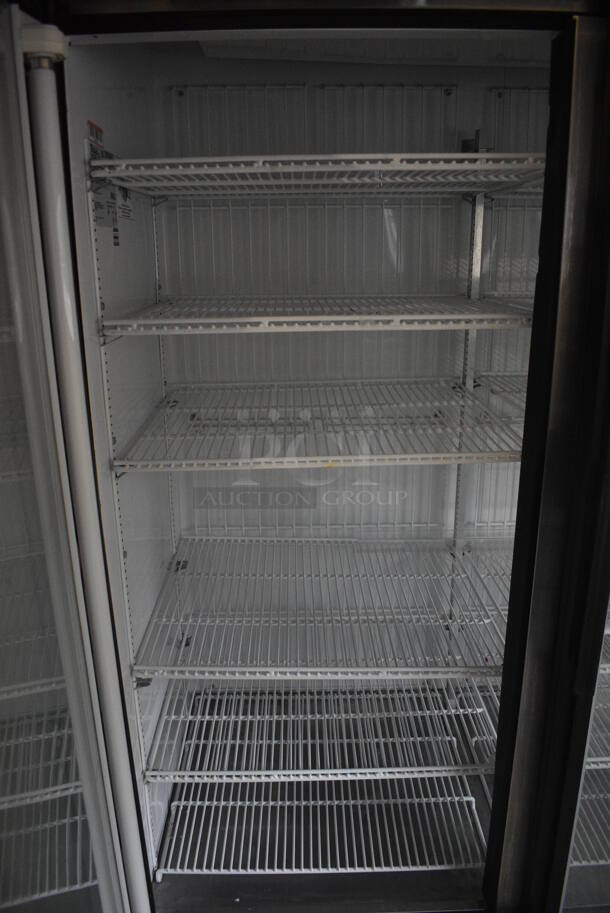 2012 True Model GDM-72F Metal Commercial 3 Door Reach In Freezer Merchandiser w/ Poly Coated Racks on Commercial Casters. 115/208-230 Volts, 1 Phase. 79x30x82 - Image 5 of 8