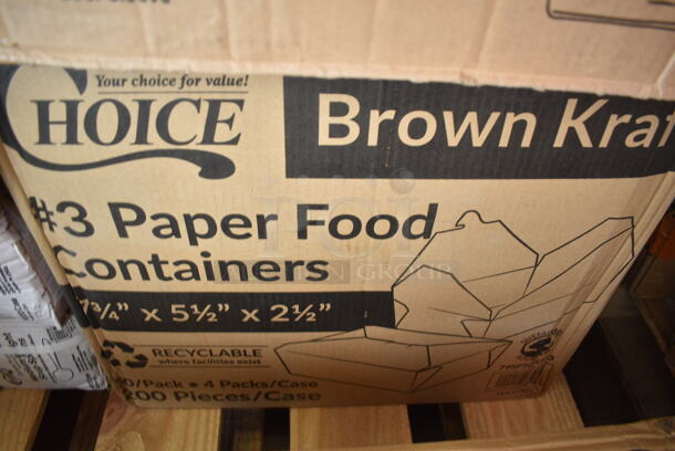 PALLET LOT of 30 BRAND NEW Boxes Including 50020W Choice 20 oz. White Poly Paper Hot Cup - 600/Case, 4 Box 130WSSPOON Choice Medium Weight White Plastic Soup Spoon - 1000/Case, 77000049 Solut 00049 6 3/4" x 5" Clear PET Smooth Wall Lid for Small Rectangle Tray - 300/Case, 346MEDCUP1Z Choice 1 oz. Disposable Polypropylene Graduated Medicine Cup - 5000/Case, 395RP10 EcoChoice Compostable Sugarcane / Bagasse 10" Plate - 500/Case, 130APPFRKSLV Visions 4" Silver Plastic Tasting Fork - 400/Case. 30 Times Your Bid!  - Image 4 of 12